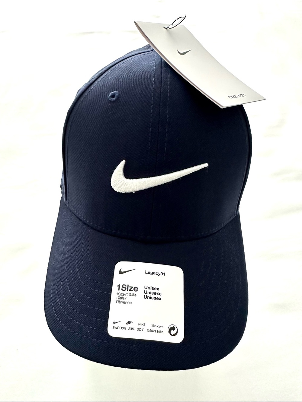 Nike Dri-FIT Legacy91 Tech Hat - Navy, Unisex